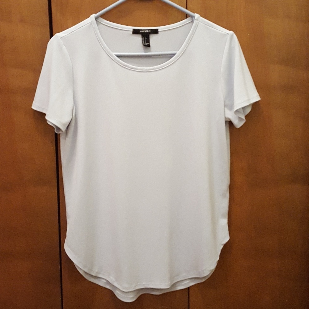 Pale blue tee